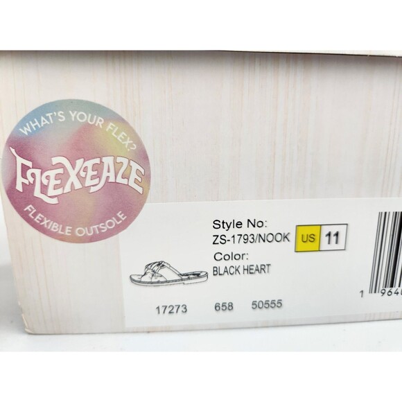 Blowfish Malibu Womens 11 Nook Slide SandalsBlack‎ Flip Flop Super Comfortable - Picture 5 of 8